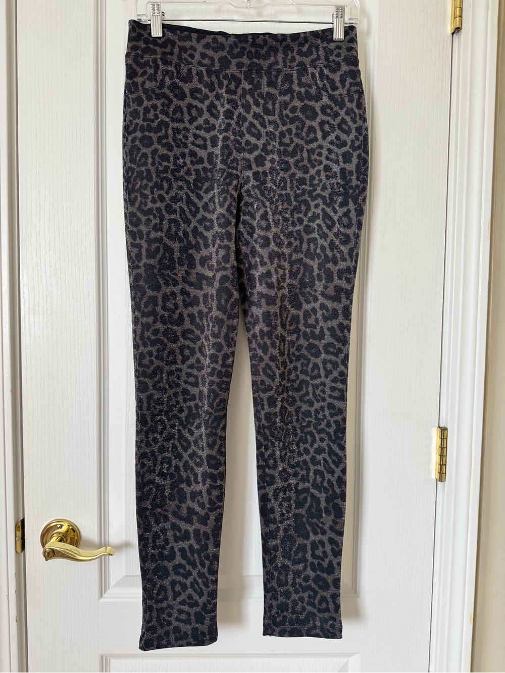 Sanctuary x Anthropologie Leopard Print Shimmer Leggings Women’s Small